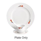 Homer Laughlin Ameriwhite&reg; Milford&reg; Prime&copy; White Plate