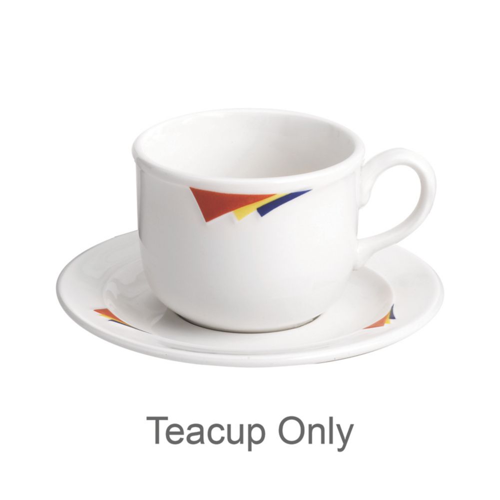 Homer Laughlin Ameriwhite&reg; Milford&reg; Tall 8 oz Mug / Teacup