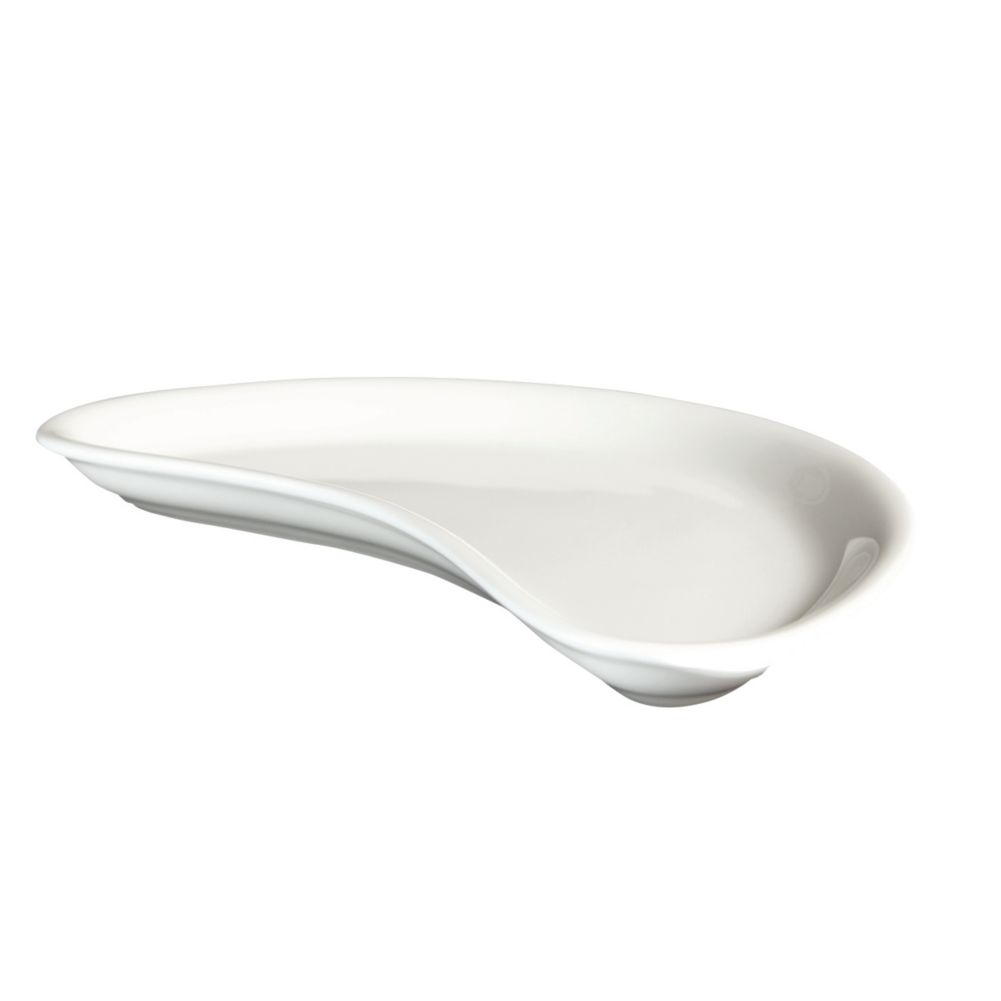 Homer Laughlin Ameriwhite&reg; Pristine&reg; 8-1/4 In. Crescent Plate