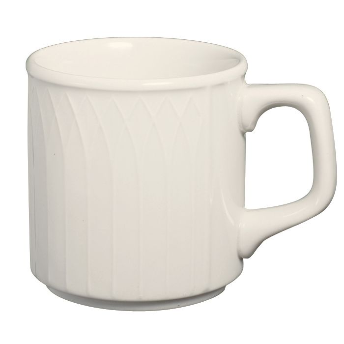 Homer Laughlin China Gothic&reg; Undecorated Stacking 9 oz Mug