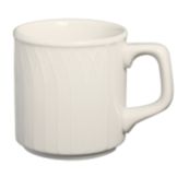Homer Laughlin China Gothic&reg; Undecorated Stacking 9 oz Mug