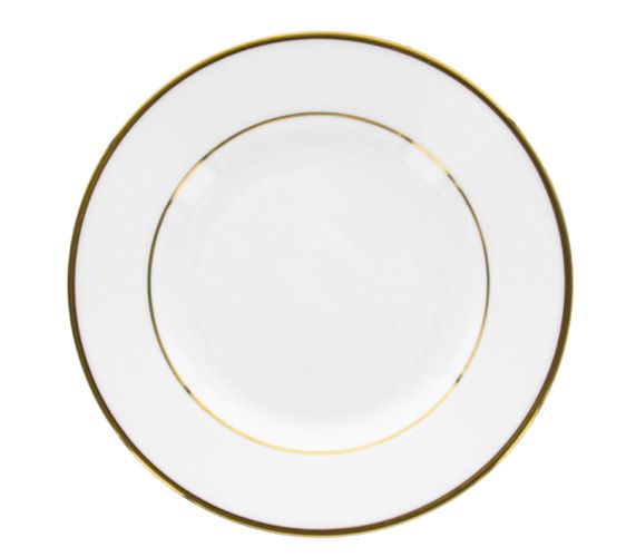 Homer Laughlin China Cavalier Diplomat Gold 6" Plate