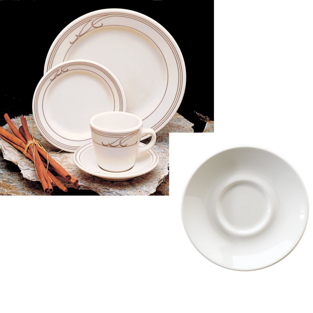 Homer Laughlin China Heartland Mocha&copy; 5&frac12;" Kent Saucer