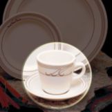 Homer Laughlin China Heartland Mocha&copy; 7 oz Virginia Cup