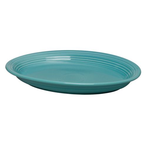 Homer Laughlin China Fiesta&reg; Turquoise 13-5/8" Oval Platter