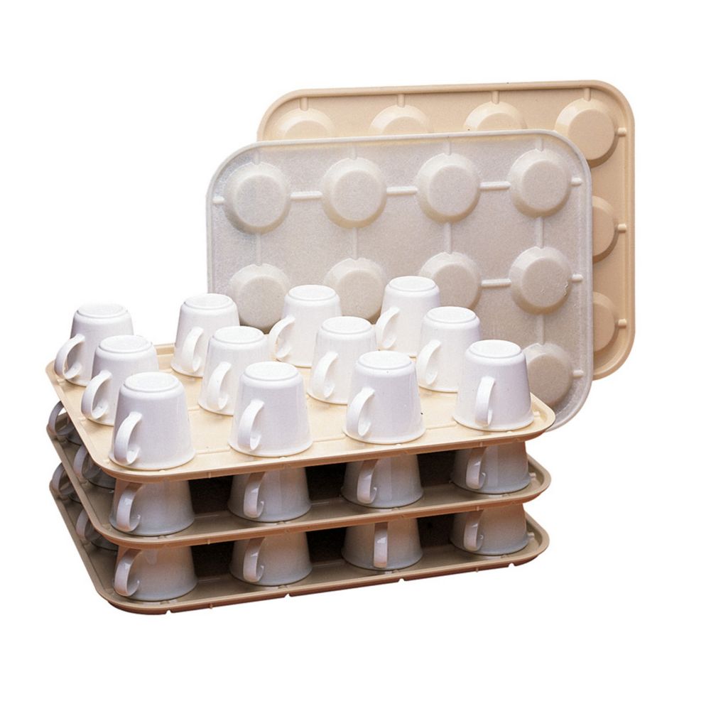 Cambro Beige 12-Cup Regal Cup Keeper