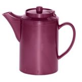 Service Ideas Plastic .5 liter Burgundy Teapot