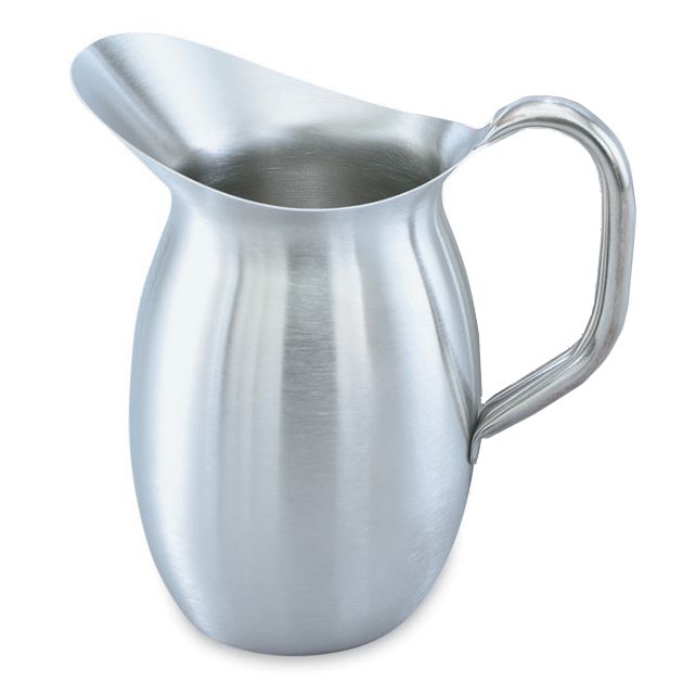 Vollrath Satin Finish S/S Hollow Handle Bell-Shaped 3 Qt Pitcher