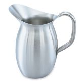 Vollrath Satin Finish S/S Hollow Handle Bell-Shaped 3 Qt Pitcher