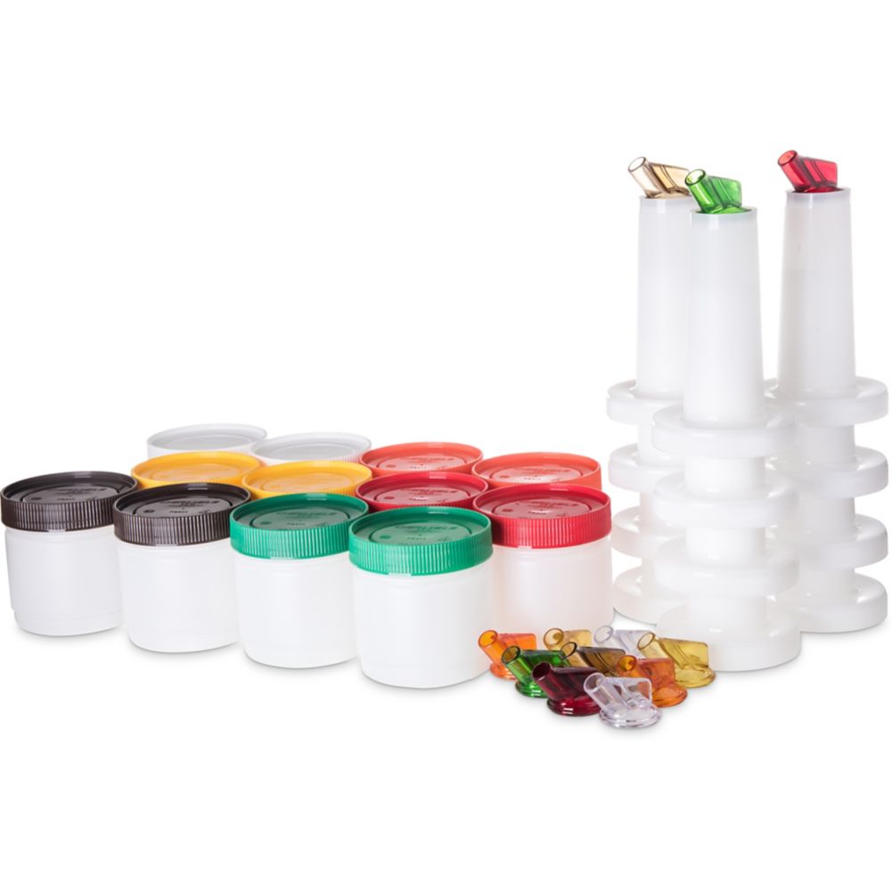 Carlisle&reg; Store 'n Pour&reg; 16 Oz. Complete Set