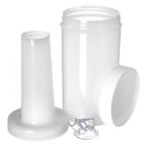 Carlisle&reg; Store 'n Pour Complete Pourer, Clear, 32 oz