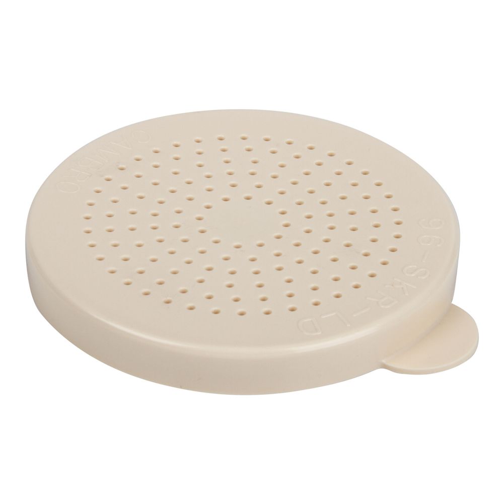 Cambro Beige Salt & Pepper Lid for Camwear&reg; Shakers