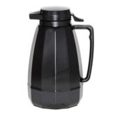 Service Ideas New Generation&reg; Black 1 liter Push Button Server