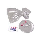 Edhard 6 Qt Clear Double Spout Donut / Pastry Filler Unit