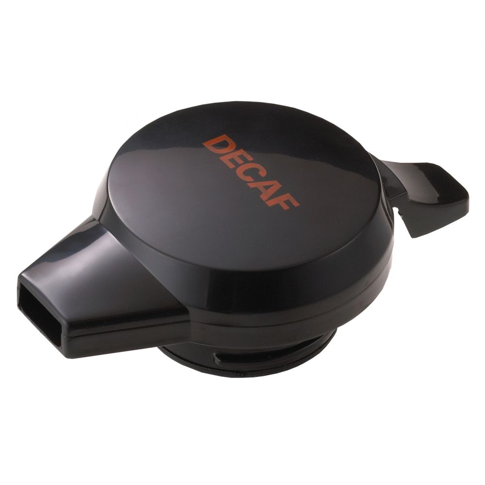 Service Ideas New Generation&reg; Black Take A-Part Decaf Lid