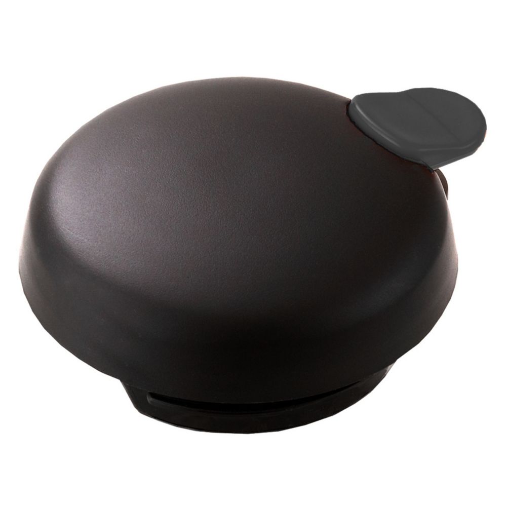 Service Ideas Black Push Button Lid