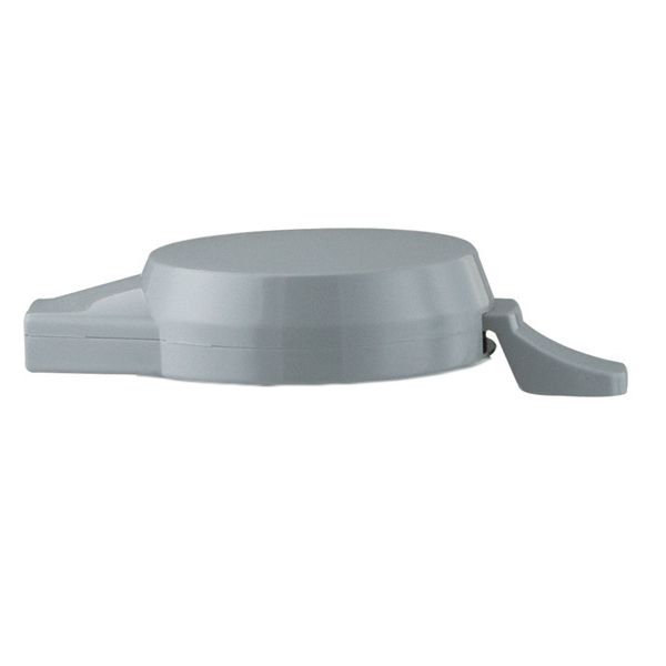 Service Ideas New Generation&reg; Gray Welded Push Button Lid