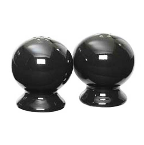 Homer Laughlin China Fiesta&reg; Black Salt and Pepper Shaker Set