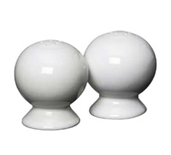 Homer Laughlin China Fiesta&reg; White Salt and Pepper Shaker Set