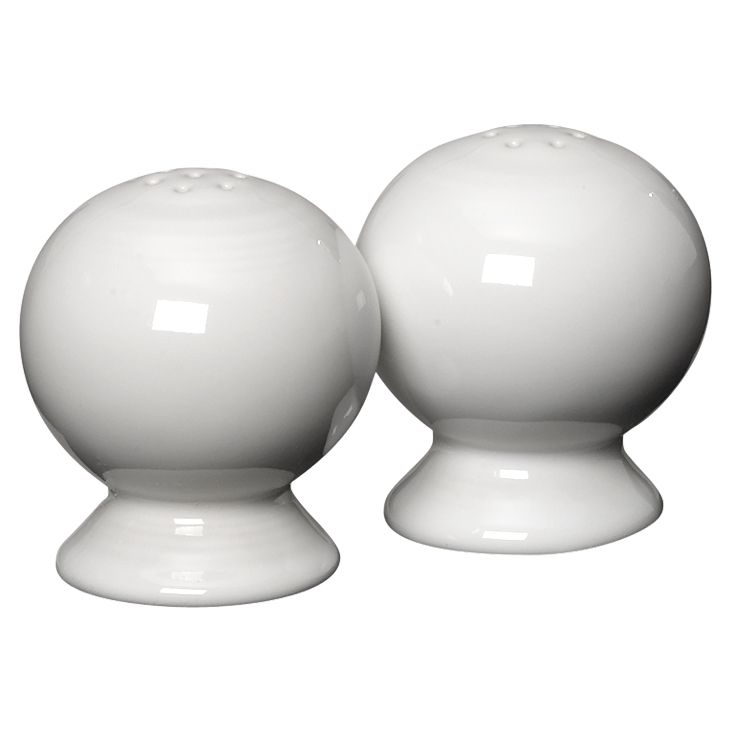 Homer Laughlin China Fiesta&reg; White Salt and Pepper Shaker Set