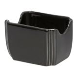 Homer Laughlin China Fiesta&reg; Black 4" Sugar Packet Holder