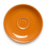 Homer Laughlin Colorations&trade; Tangerine 6-3/4" Jumbo Saucer