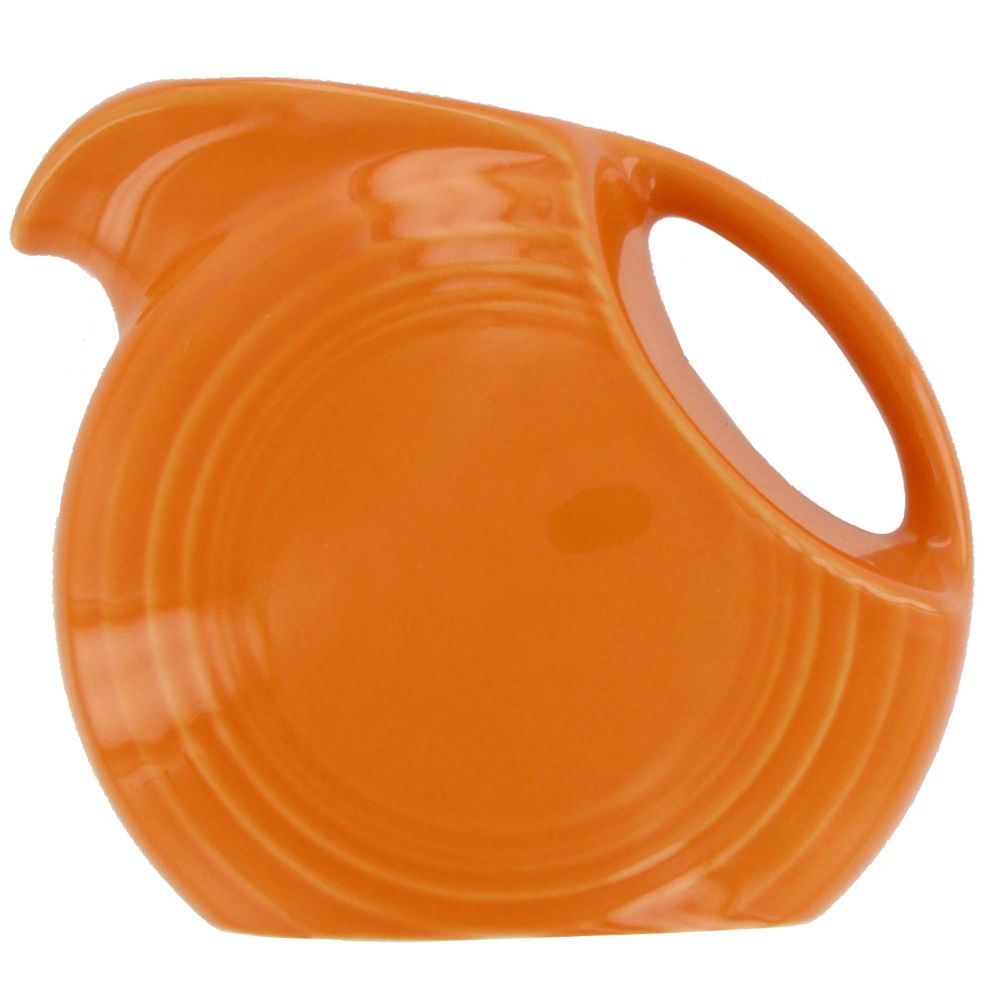 Homer Laughlin China Fiesta&reg; Tangerine Small 28 oz Disk Pitcher