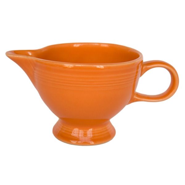 Homer Laughlin China Fiesta&reg; Tangerine 7 oz Individual Creamer