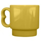 Homer Laughlin Colorations&trade; Sunflower 7.5 oz Normandy Mug