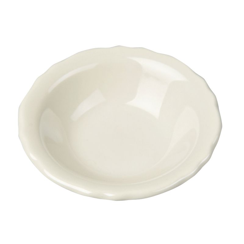 Homer Laughlin China Carolyn Undecorated 3.75 oz Princess Fruit Dish
