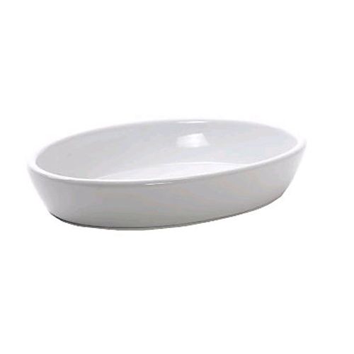 Tuxton&reg; Porcelain White 24 Oz. Oval Baker