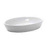 Tuxton&reg; Porcelain White 24 Oz. Oval Baker