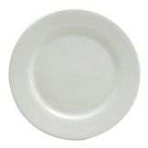 Oneida Delco Ceramicor Bright White Rolled Edge Plate, 7&frac12;"