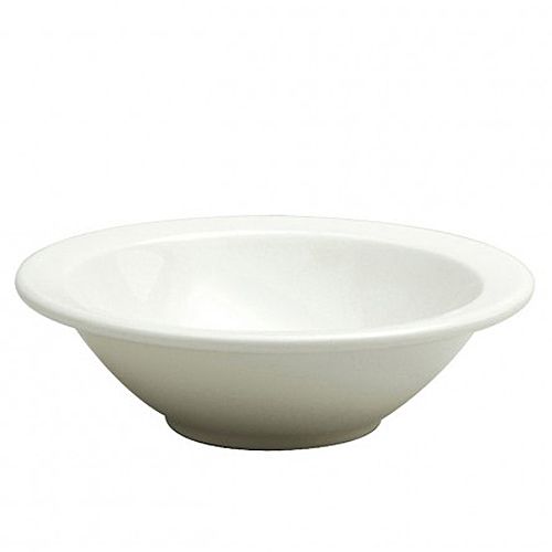 Oneida Delco Atlantic Cream White Rolled Edge 10 oz Grapefruit Dish