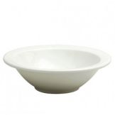 Oneida Delco Atlantic Cream White Rolled Edge 10 oz Grapefruit Dish