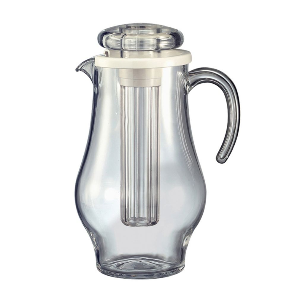 Service Ideas Acrylic 2.4 liter Ice Tube Pitcher