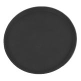 Thunder Group Black Round Serving Tray