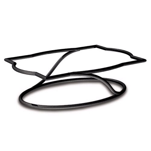 Delfin 15x10x4 in. Solid Rolled Steel Santa Fe Steel Pedestal