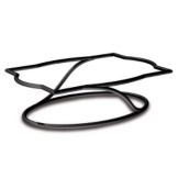Delfin 15x10x4 in. Solid Rolled Steel Santa Fe Steel Pedestal