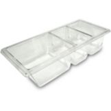 Delfin 27" x 11" x 5" Clear Bulk Food Bin Insert