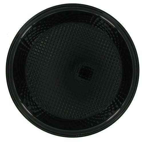 Delfin 10" x 10" Black Round Ice Bowl