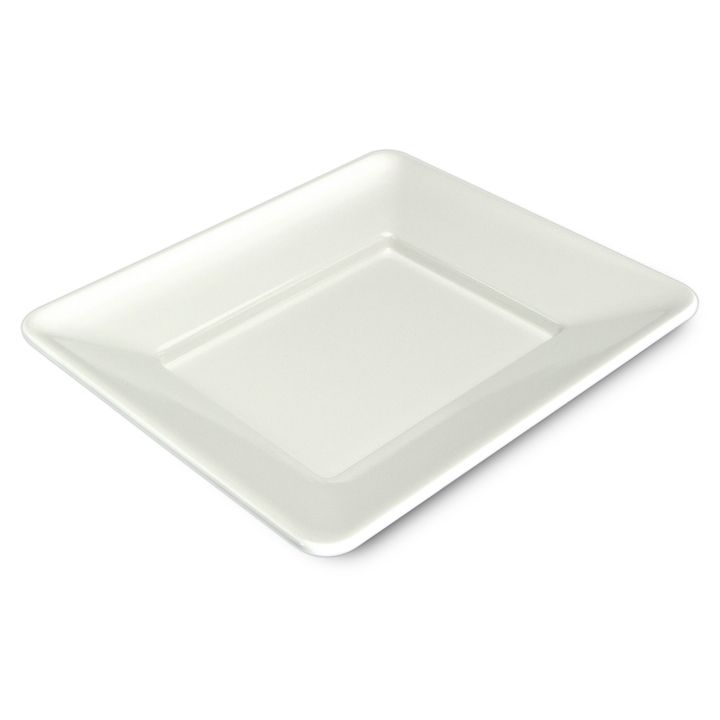 Delfin 12" x 10" x 1.5" White Pacific Rim Tray