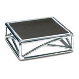 Element&trade; Steel Cube Risers, Chrome, 2" High