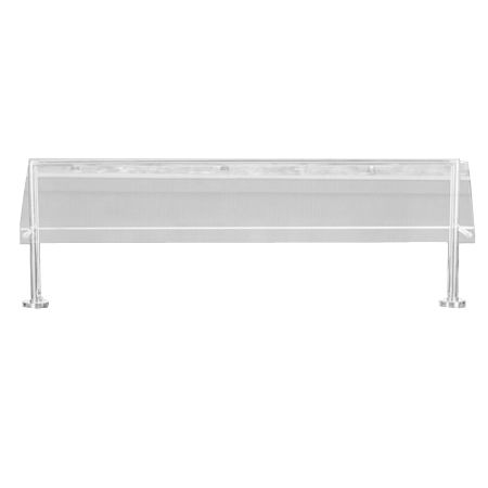 Bon Chef S/S Plain View Single Sided Sneeze Guard for 8' Buffets