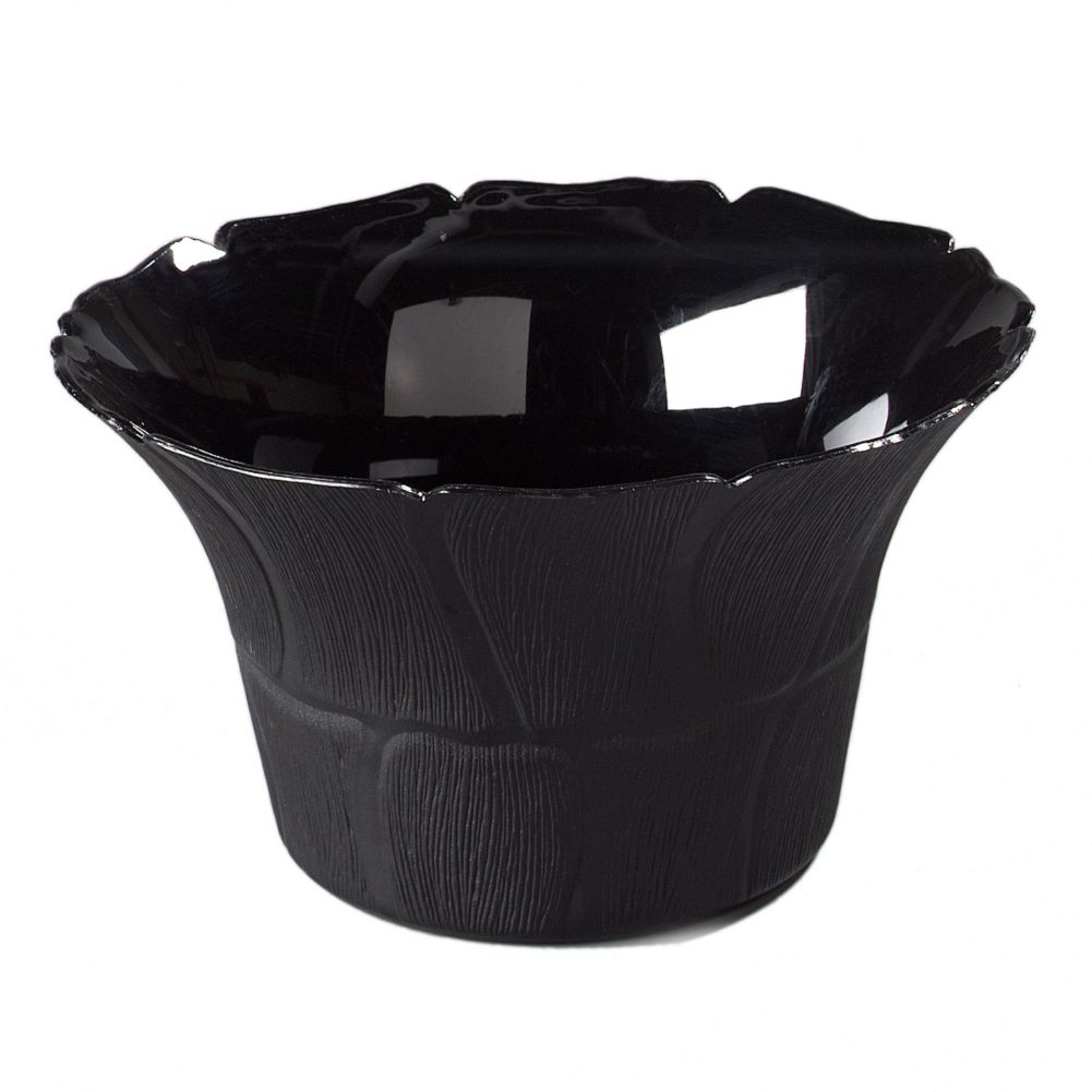 Carlisle Petal Mist Bell Bowl, Black, 3.4 Qt