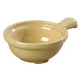Handled Soup Bowl, Stone, 12 oz