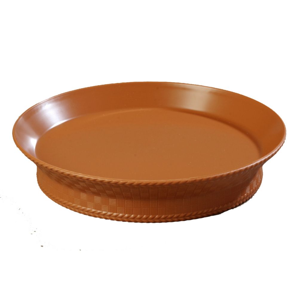 WeaveWear Round Platter, Light Brown, 10-3/8"