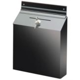 Cal-Mil&reg; Acrylic Black Suggestion Box w/Key