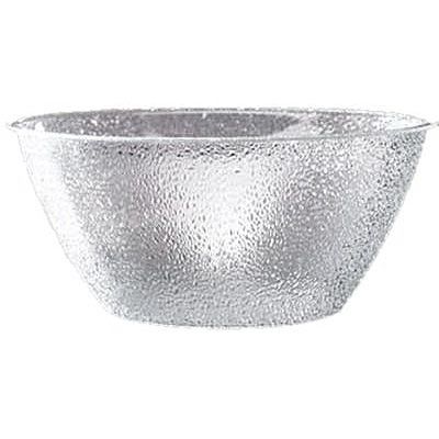 Cal-Mil&reg; Pebbled 20 Qt. Clear 18" Deep Bowl
