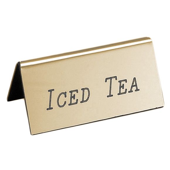 Cal-Mil&reg; Gold "ICED TEA" Beverage Tent